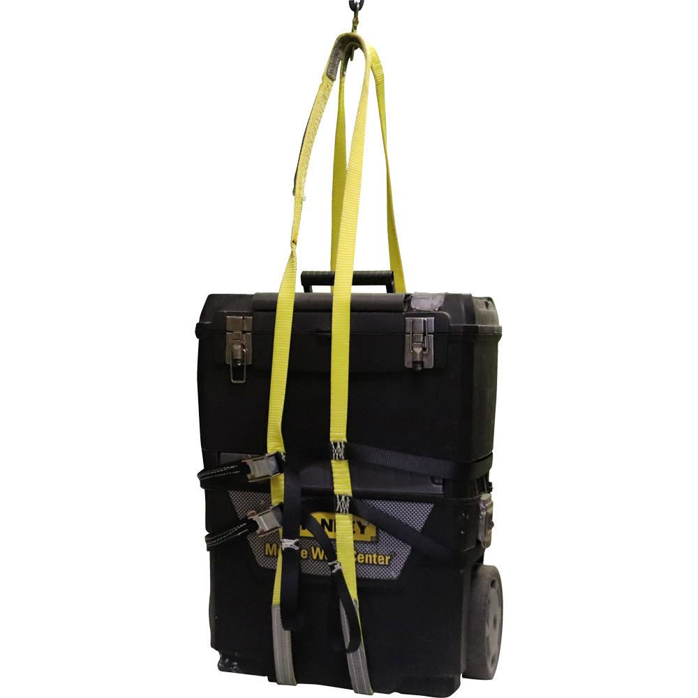 Will this sling work for a case that measures 25"x25"x13"