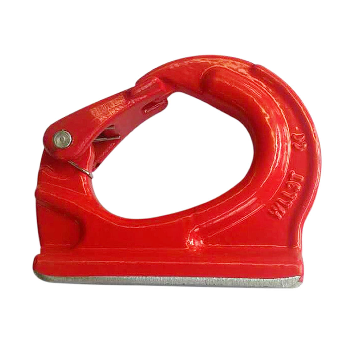 What is the width and height of the flat piece that will be welded onto something?