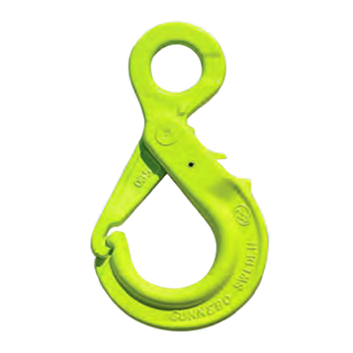 Can you directly hook it by the hook on both ends of a piece of metal or whatever you are lifting? Hook and latch won't be completely closed but pressure should keep it locked, correct?