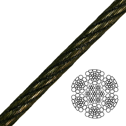 Is swaged wire rope rotation resistant?