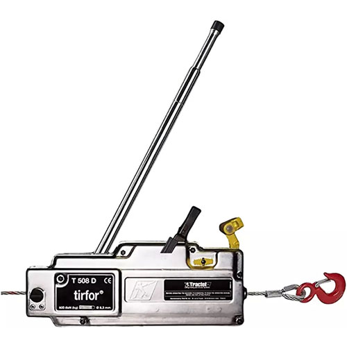 Tractel T508D 2,000 lbs Griphoist-Tirfor w/ 30ft of 5/16" Maxiflex Cable Questions & Answers