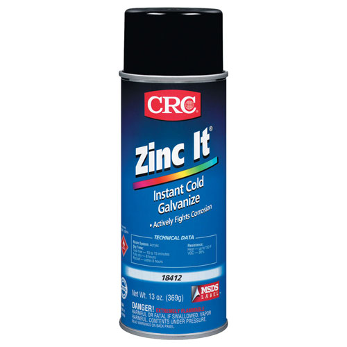 CRC Zinc-It Cold Galvanizing Spray - 16 oz Questions & Answers