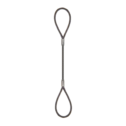 3/8" x 20 ft BLP-100 Eye & Eye Wire Rope Sling - 2800 lbs WLL Questions & Answers