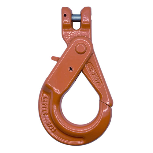 What is the width of the opening for the chain attachment point? &nbsp;Will a cable eye with metal support fit between?